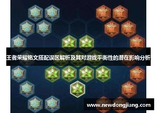 王者荣耀铭文搭配误区解析及其对游戏平衡性的潜在影响分析